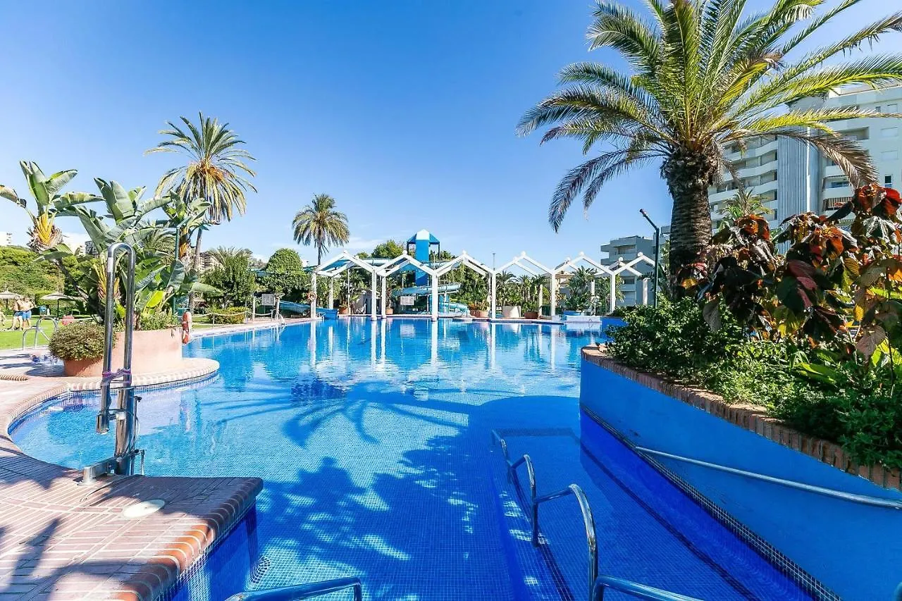 Beachfront Oasis: Sea View Apartment with Pool in Benalmadena Spain