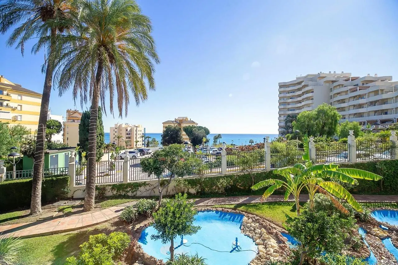 Beachfront Oasis: Sea View Apartment with Pool in Benalmadena Spain