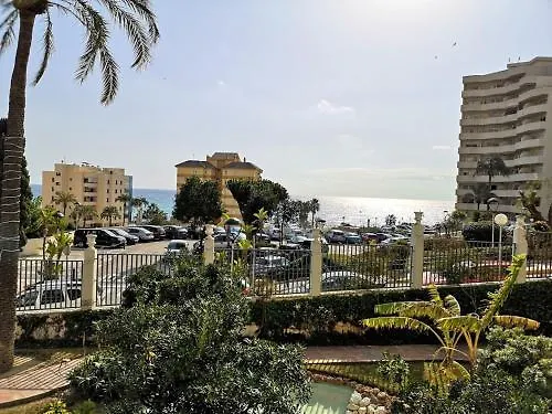 Beachfront Oasis: Sea View Apartment with Pool in Benalmadena Spain