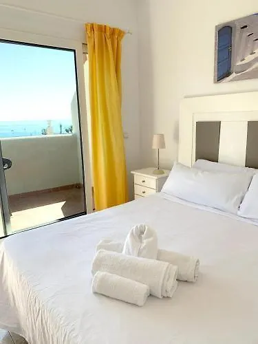 Beachfront Oasis: Sea View Apartment with Pool in Benalmadena 0*,  Spain